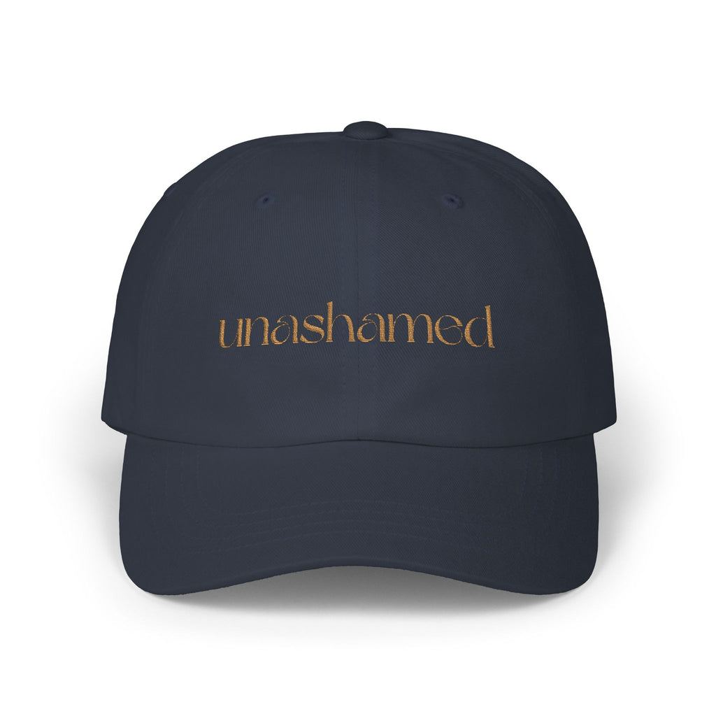 Men & Women CAP | UNASHAMED (beige font)