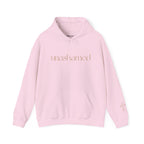 Men & Women Hoodies (Unisex) - I am UNASHAMED beige font
