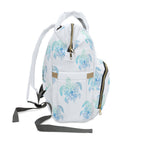 Boys Turtle Baby Diaper Backpack with "Psalm 139:14" Scripture