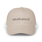 Men & Women CAP | UNASHAMED (black font)