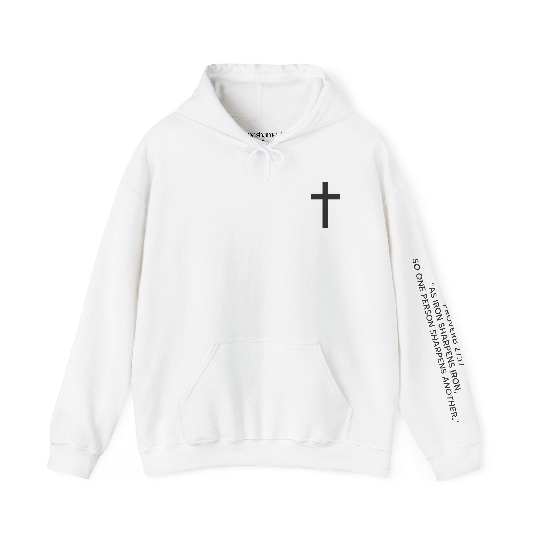 Men Hoodie - Proverbs 27:17 | IRON SHARPENS IRON
