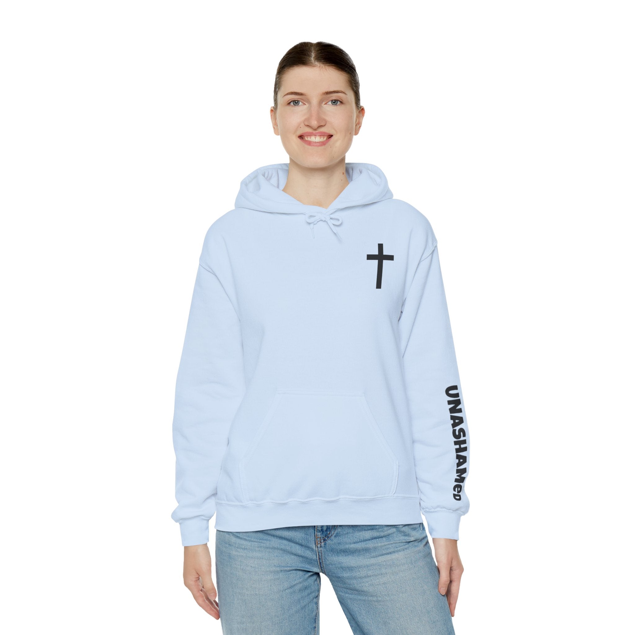 Men & Women Hoodie (Unisex) - Revolation 1: 7 Cross Hoodie | Bible Verse Scripture