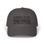 Men CAP | CHRIST IS MY FOUNDATION THE ROCK ON WHICH I STAND
