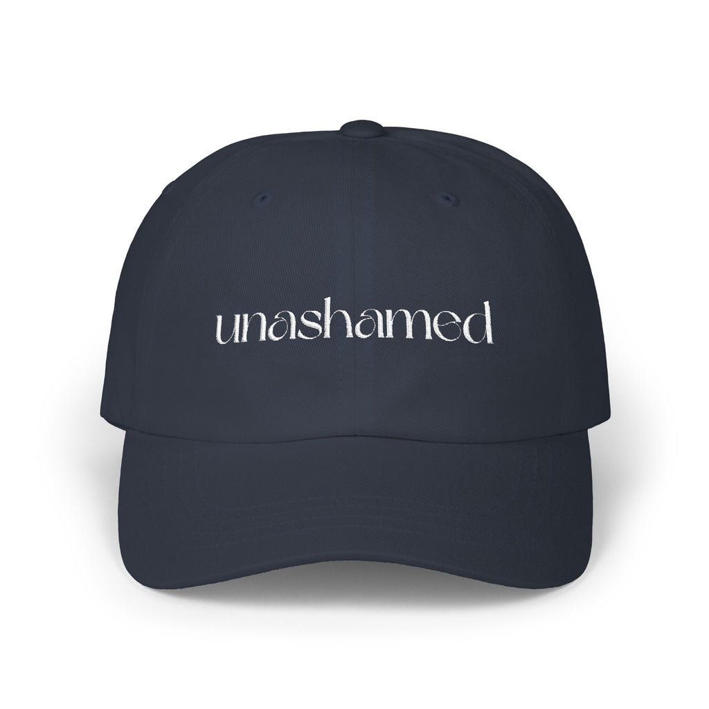 Men & Women CAP | UNASHAMED (white font)