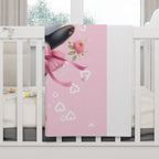Girls Panda Baby Blanket with "Psalm 46:5" Scripture