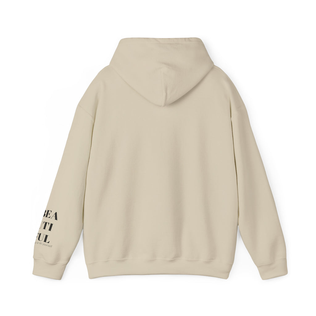 BEYOUtiful Hoodie | Faith Christian Heart Sleeve Design