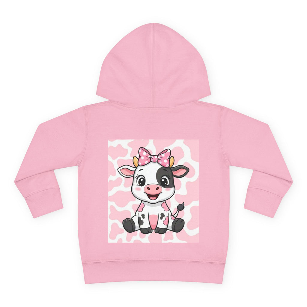 Girls Cow Hoodie with “Psalm 46:5” Scripture