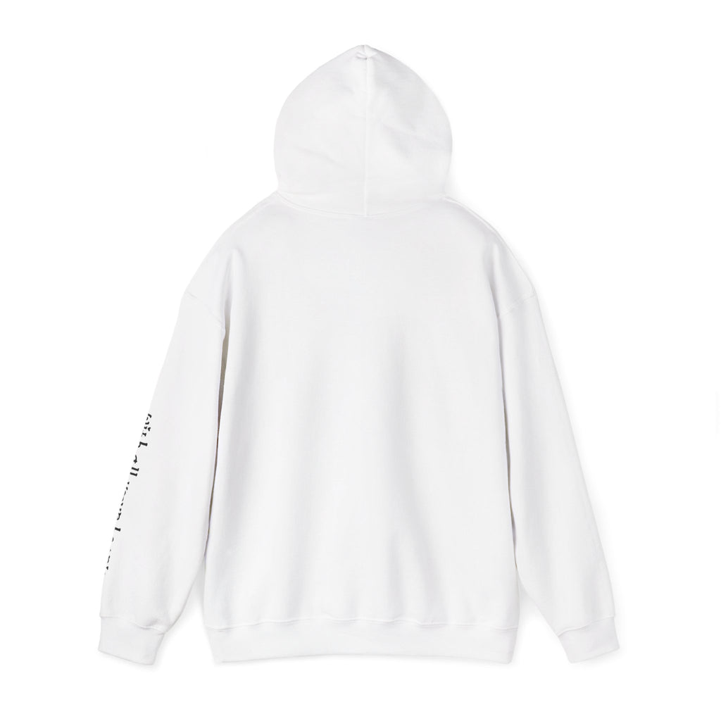 Trust in the Lord Hoodie | Faith Christian Heart Sleeve Design
