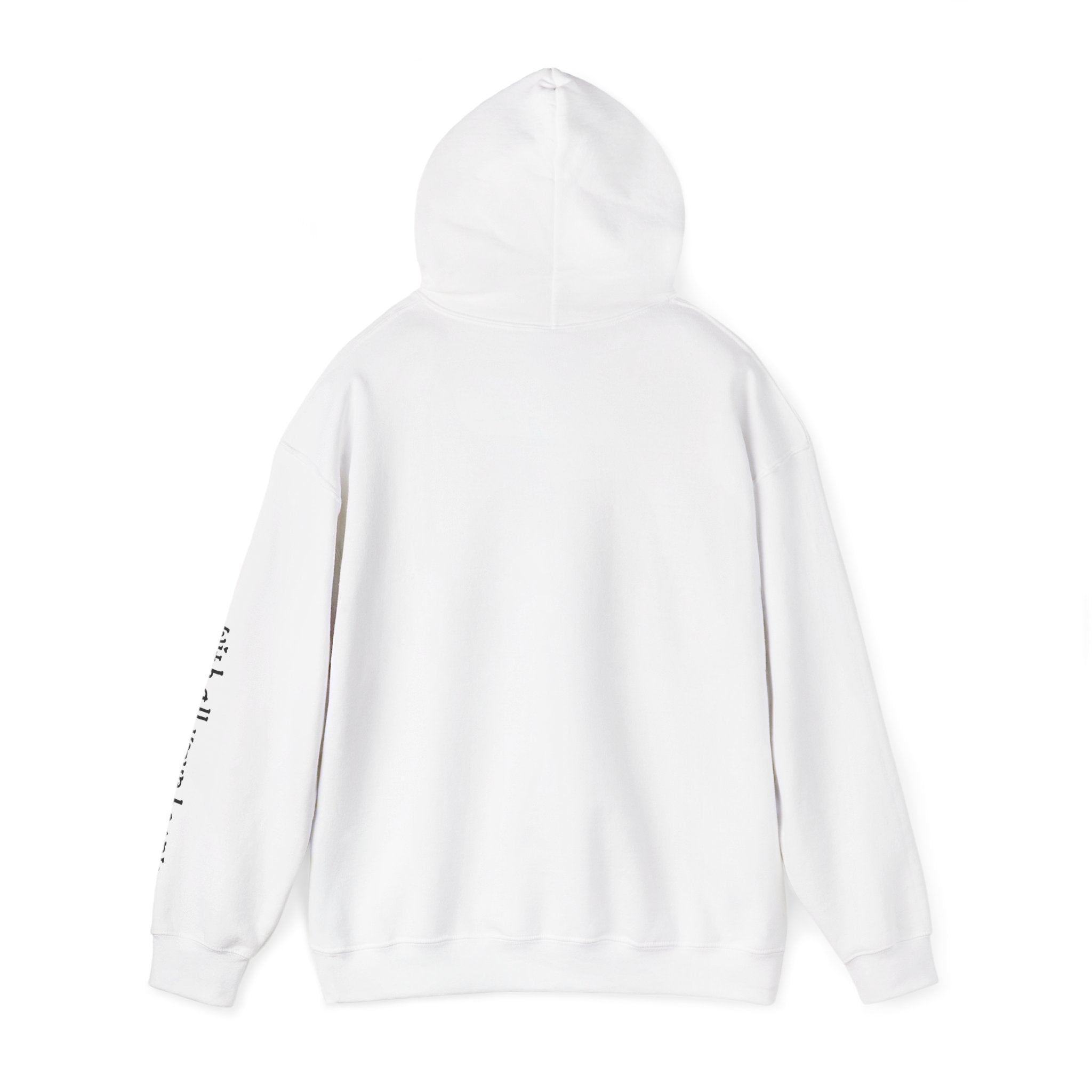 Trust in the Lord Hoodie | Faith Christian Heart Sleeve Design