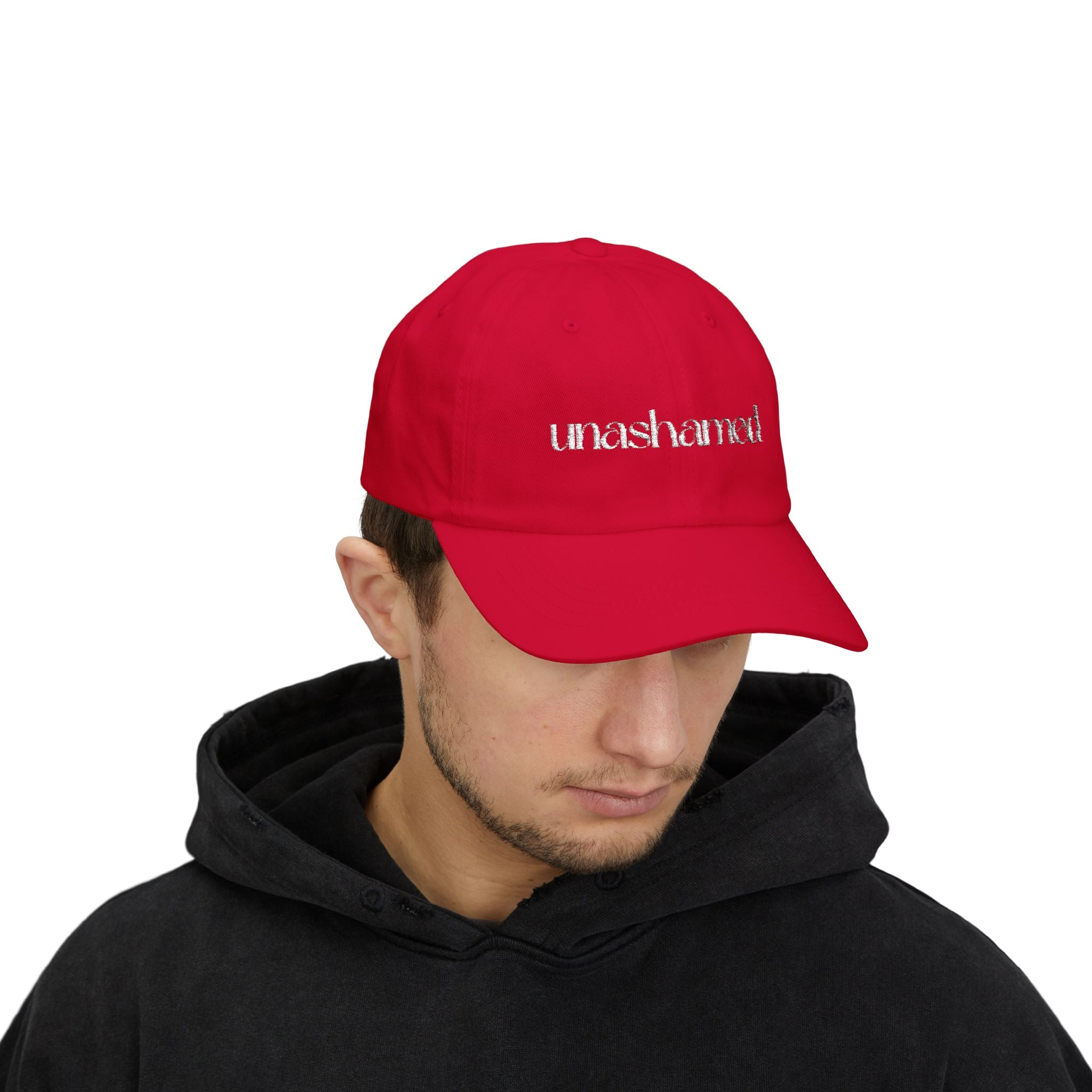 Men & Women CAP | UNASHAMED (white font)