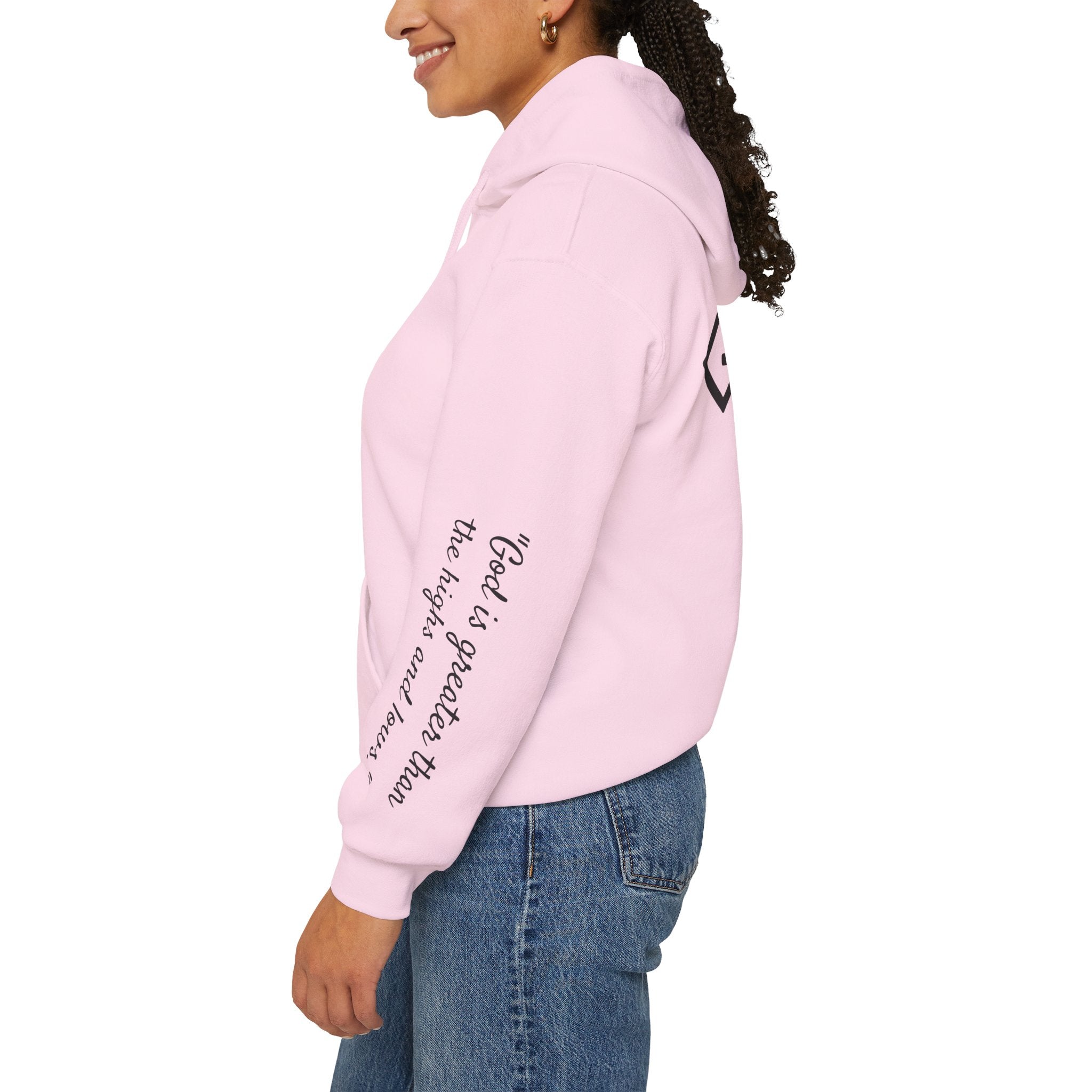 Women Hoodie - Romans 8:39 | GOD IS GREATER THAN MY HIGHS AND LOWS