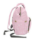 Girls Panda Baby Diaper Backpack with "Psalm 46:5" Scripture