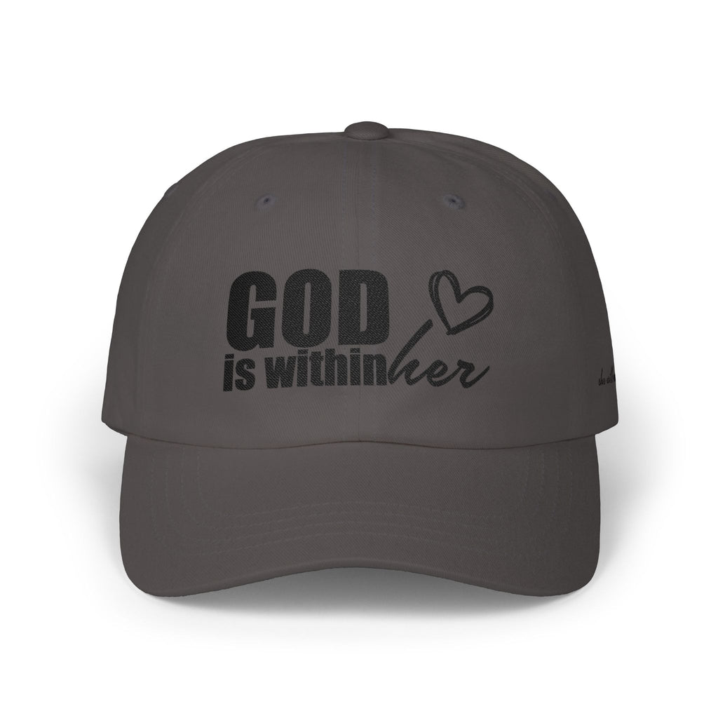 Women CAP | GOD IS WITHIN HER SHE WILL NOT FALL