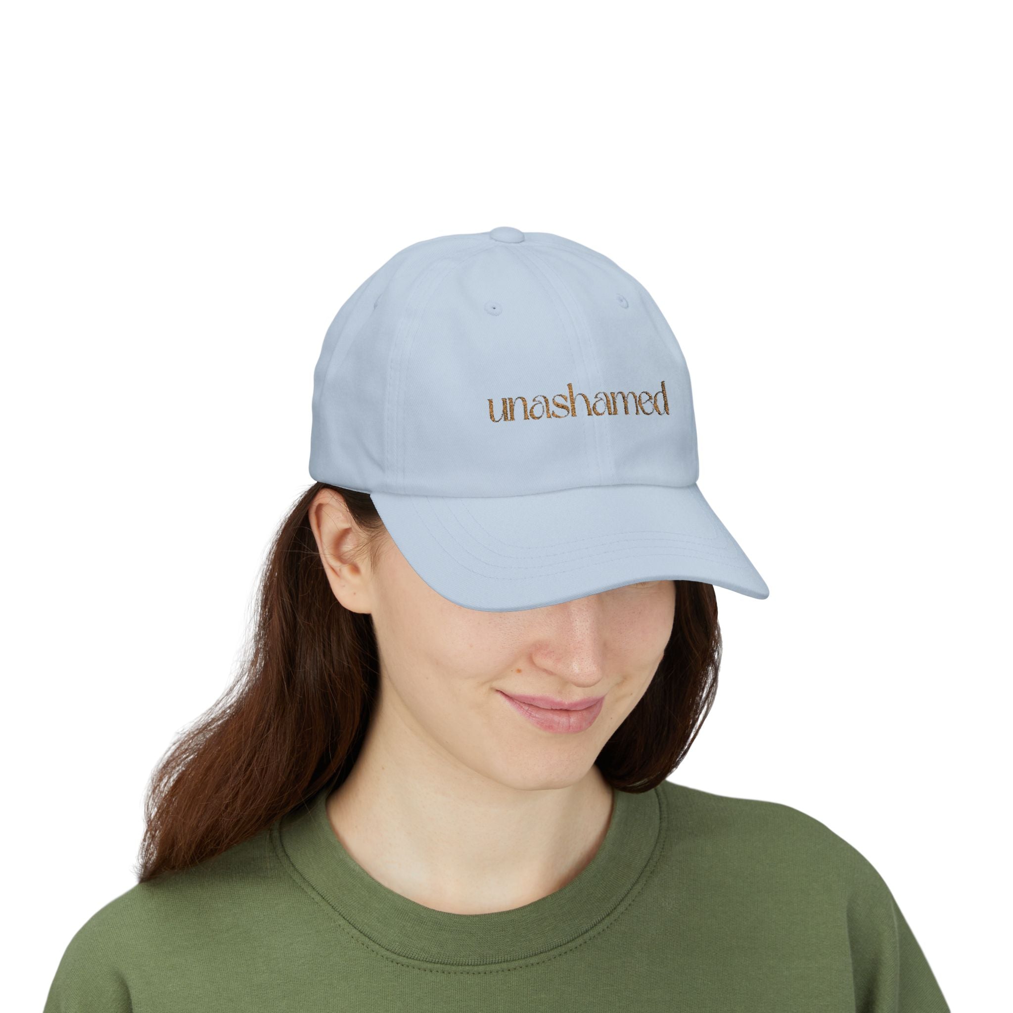 Men & Women CAP | UNASHAMED (beige font)