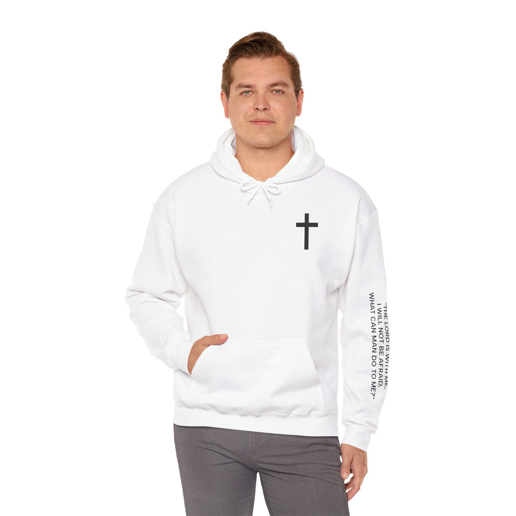 Men Hoodie - Psalm 118:6 | FAITH OVER FEAR
