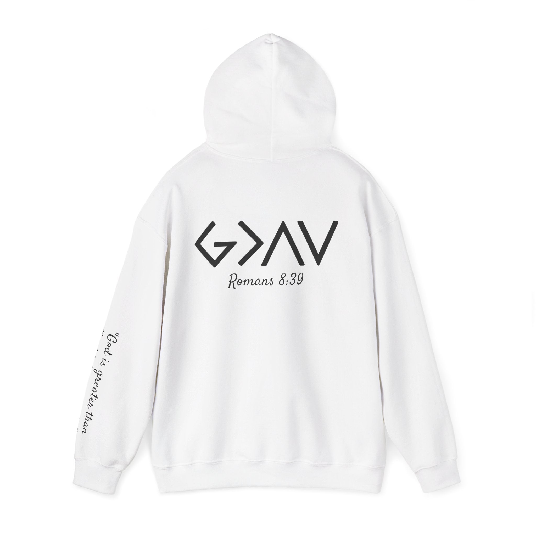 Women Hoodie - Romans 8:39 | GOD IS GREATER THAN MY HIGHS AND LOWS