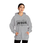 Love like Jesus Hoodie | Faith Christian Heart Sleeve Design