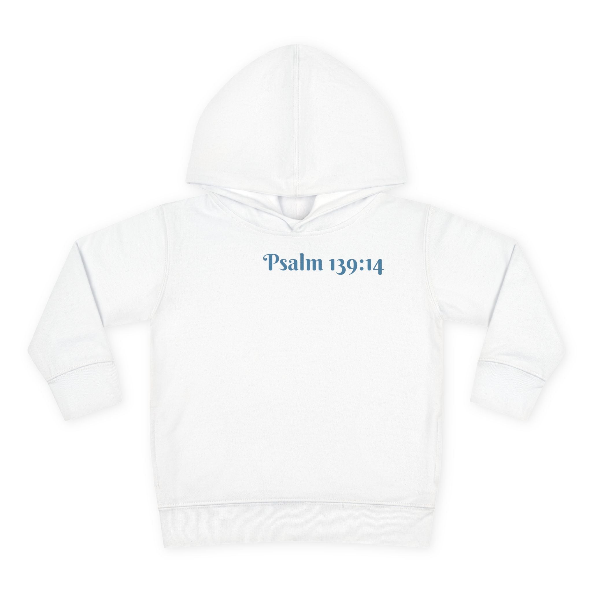 Boys Turtle Hoodie with "Psalm 139:14" Scripture.