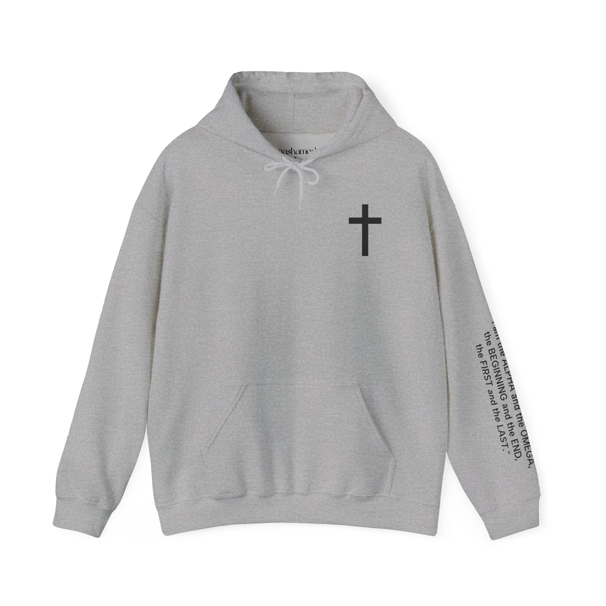 Men Hoodie - Revelation 22:13 | ALPHA AND OMEGA