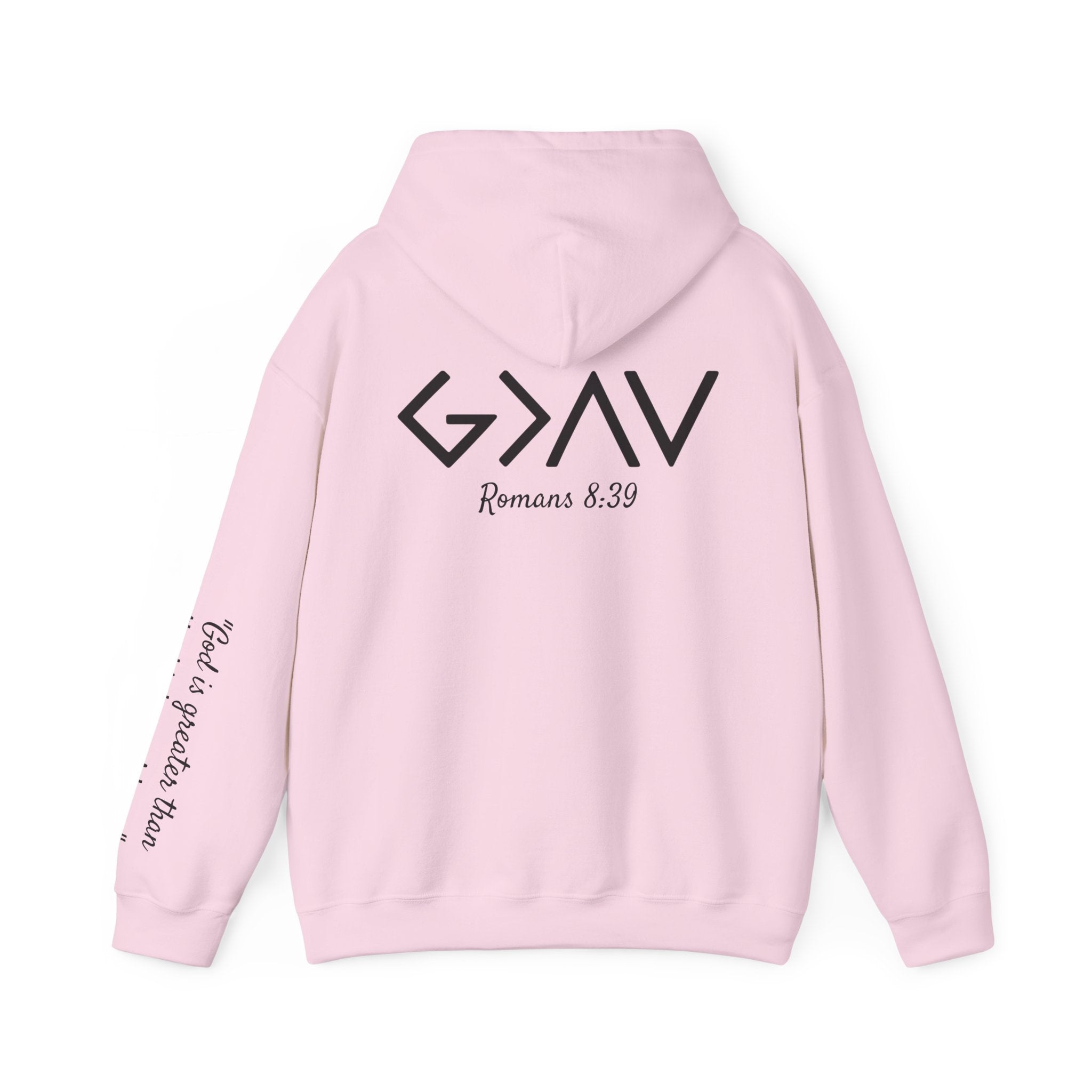 Women Hoodie - Romans 8:39 | GOD IS GREATER THAN MY HIGHS AND LOWS