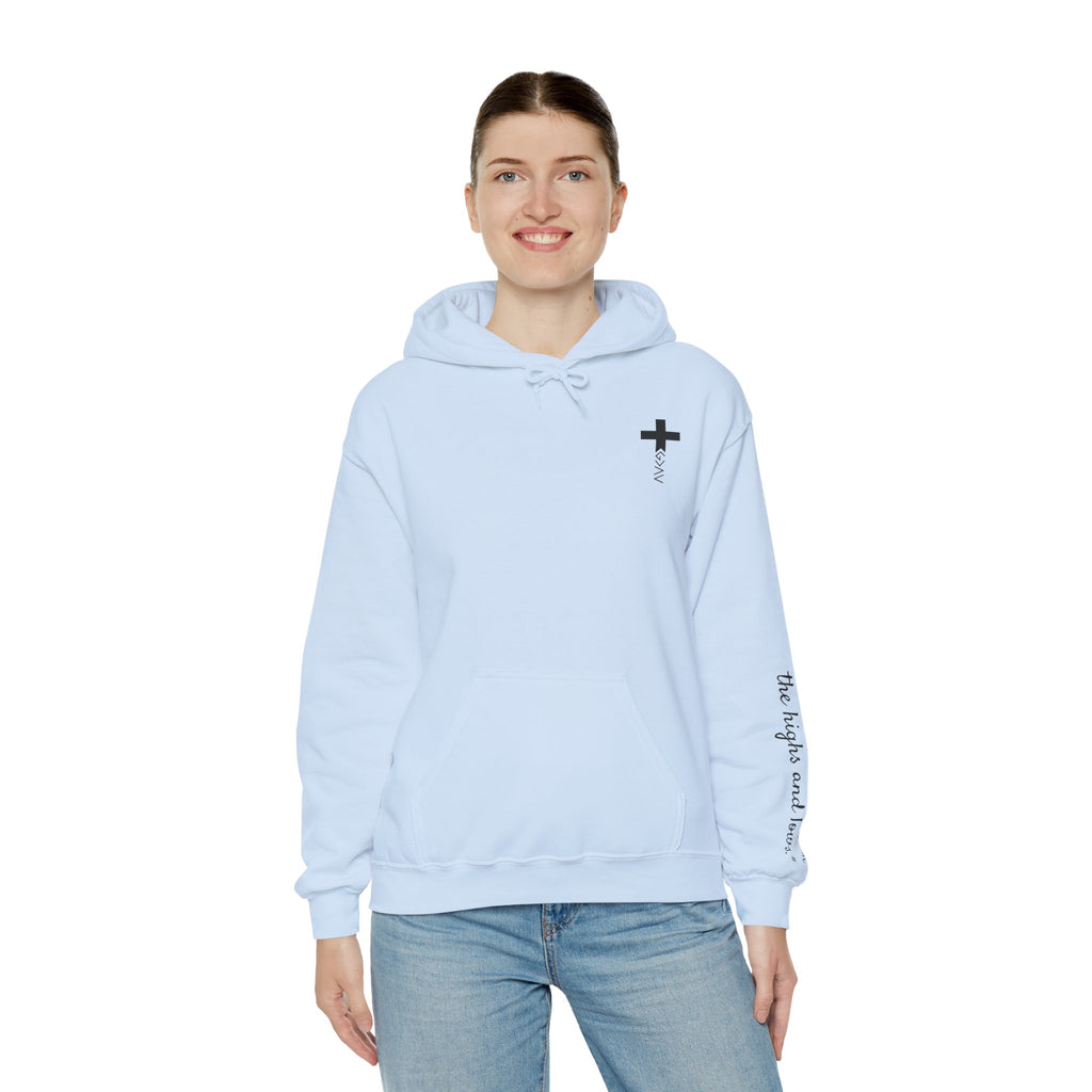Women Hoodie - Romans 8:39 | GOD IS GREATER THAN MY HIGHS AND LOWS