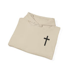 Men & Women Hoodies (Unisex) - Matthew 7:7 Cross Hoodie | Bible Verse Scripture