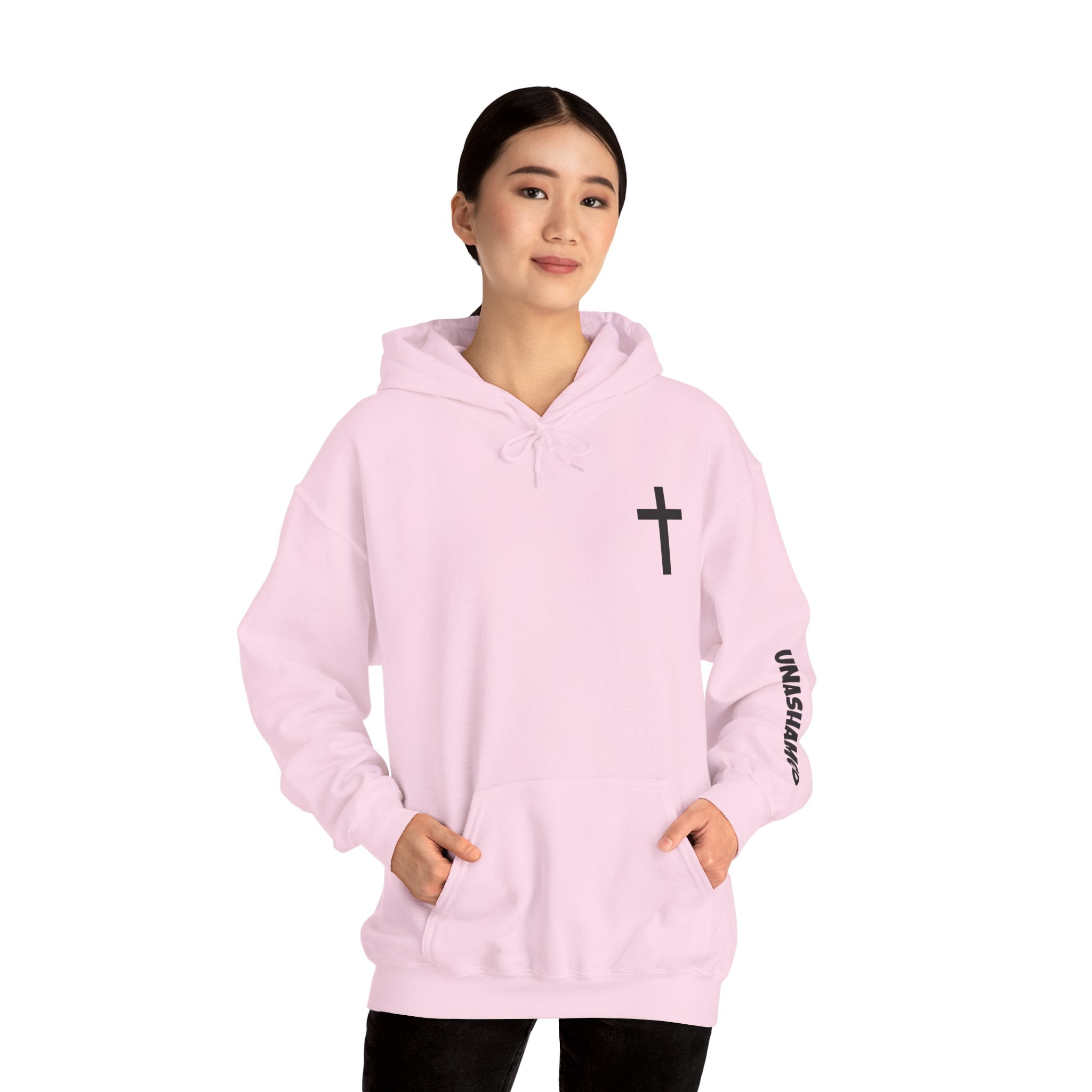 Men & Women Hoodie (Unisex) - Revolation 1: 8 Cross Hoodie | Bible Verse Scripture