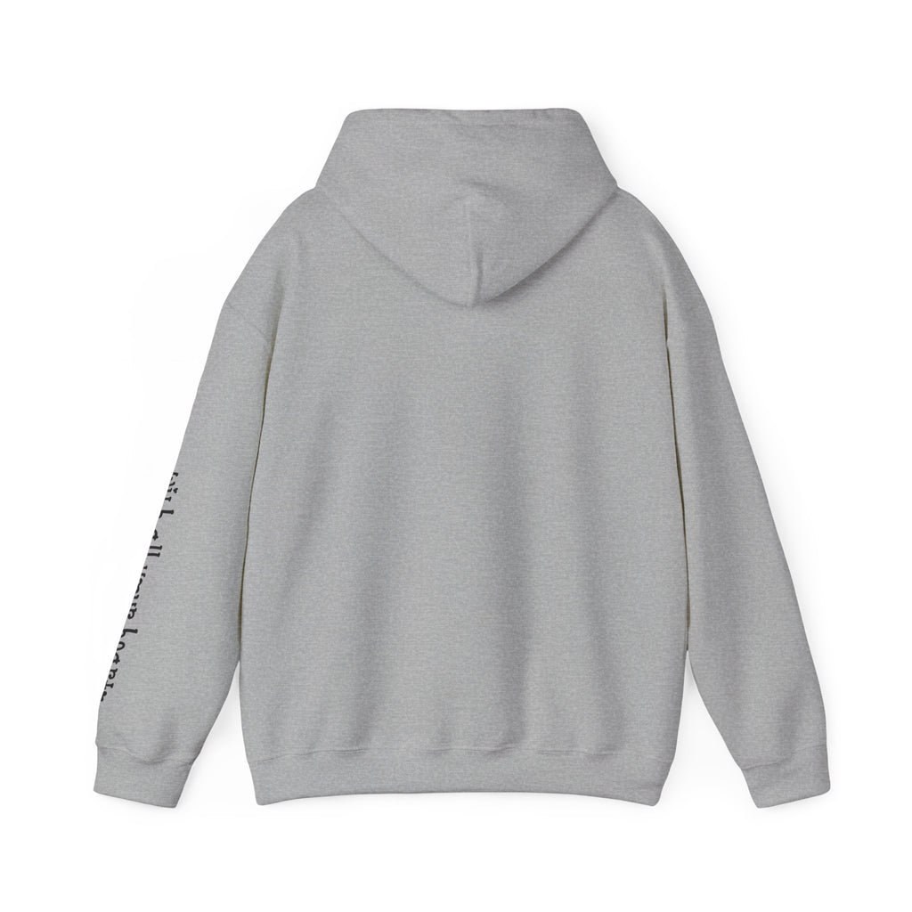 Trust in the Lord Hoodie | Faith Christian Heart Sleeve Design