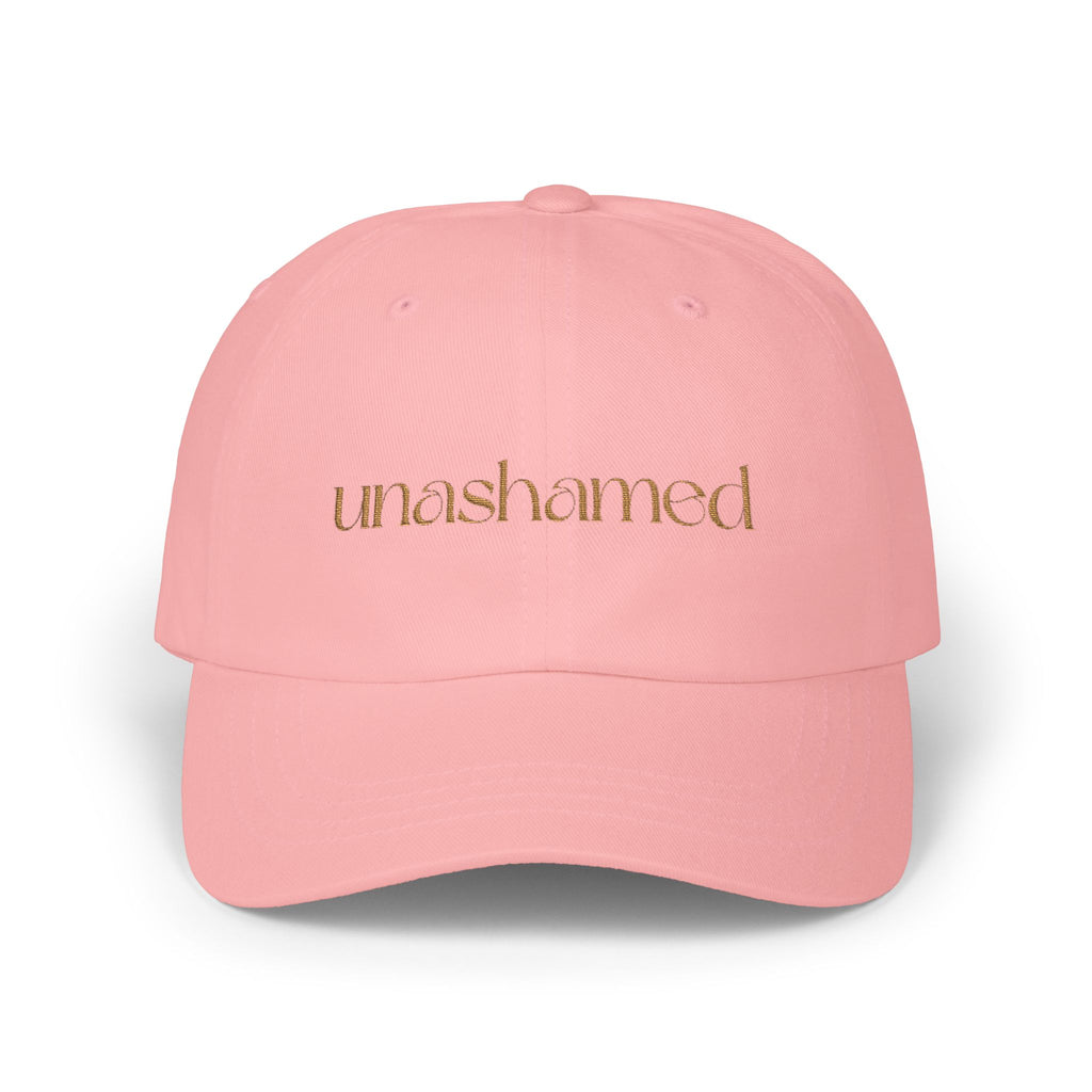 Men & Women CAP | UNASHAMED (beige font)