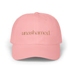 Men & Women CAP | UNASHAMED (beige font)