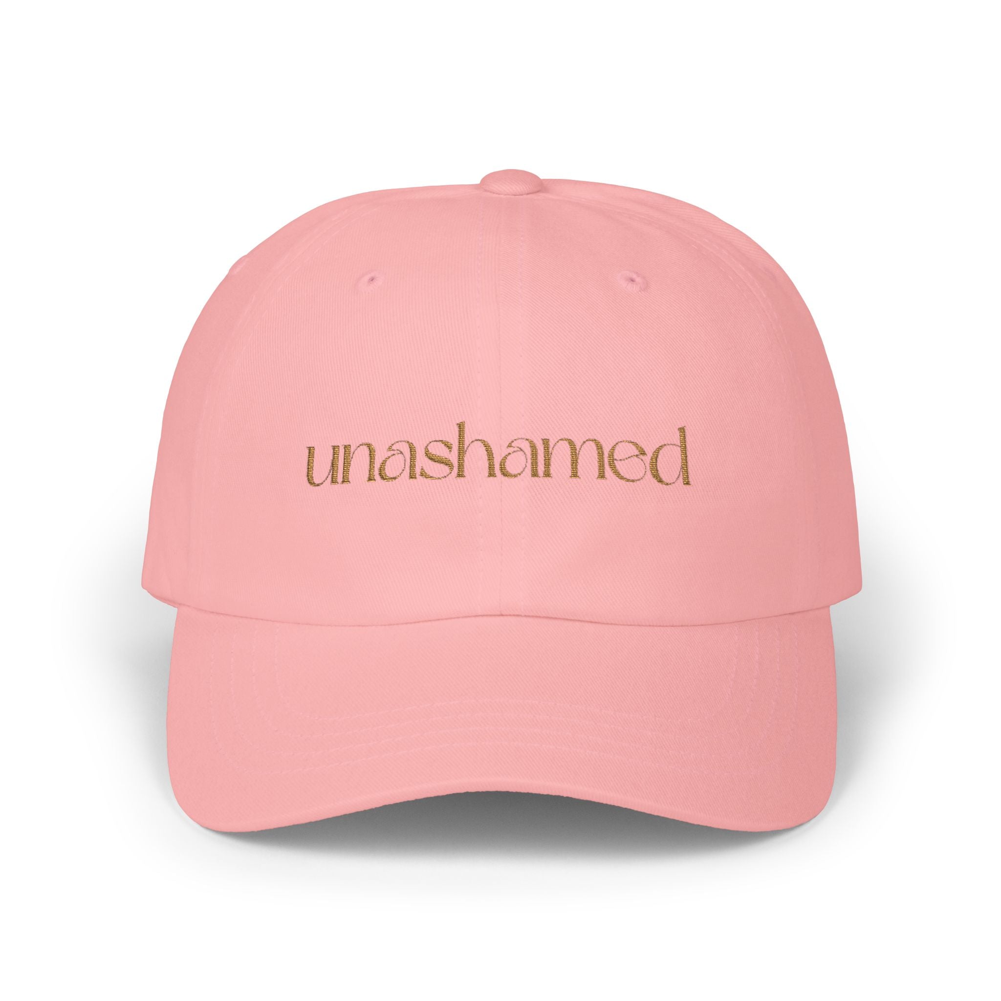 Men & Women CAP | UNASHAMED (beige font)