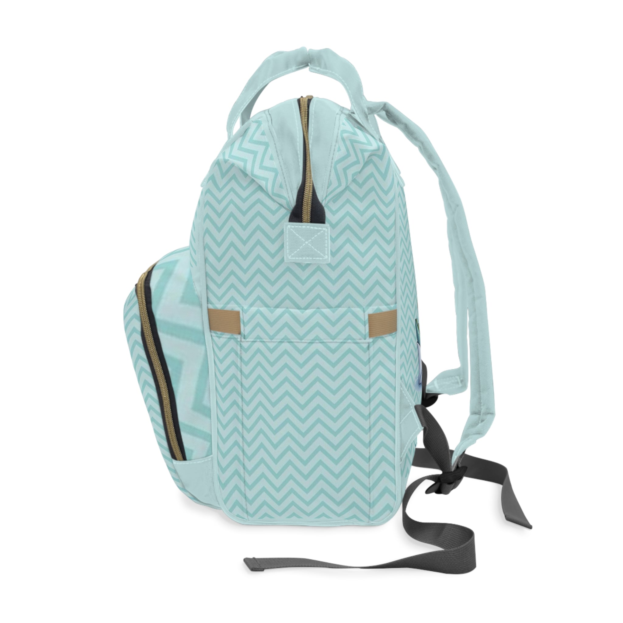 Boys Crocodile Baby Diaper Backpack with "Psalm 139:14" Scripture