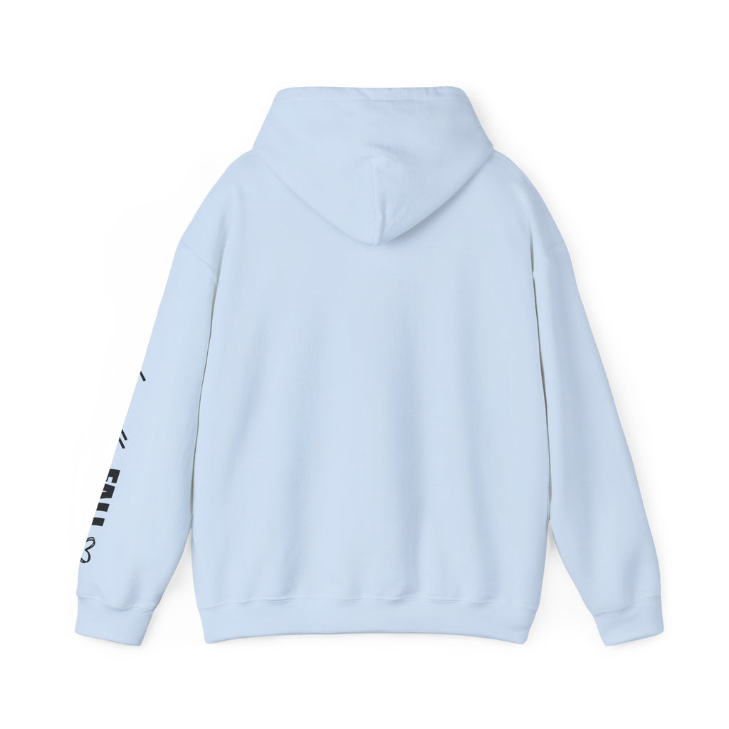 God is Within Her Hoodie | Faith Christian Heart Sleeve Design