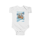 Boys Noah's Ark Infant Bodysuit  with "Psalm 139:14" Scripture