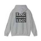 Men Hoodie - Proverbs 27:17 | IRON SHARPENS IRON