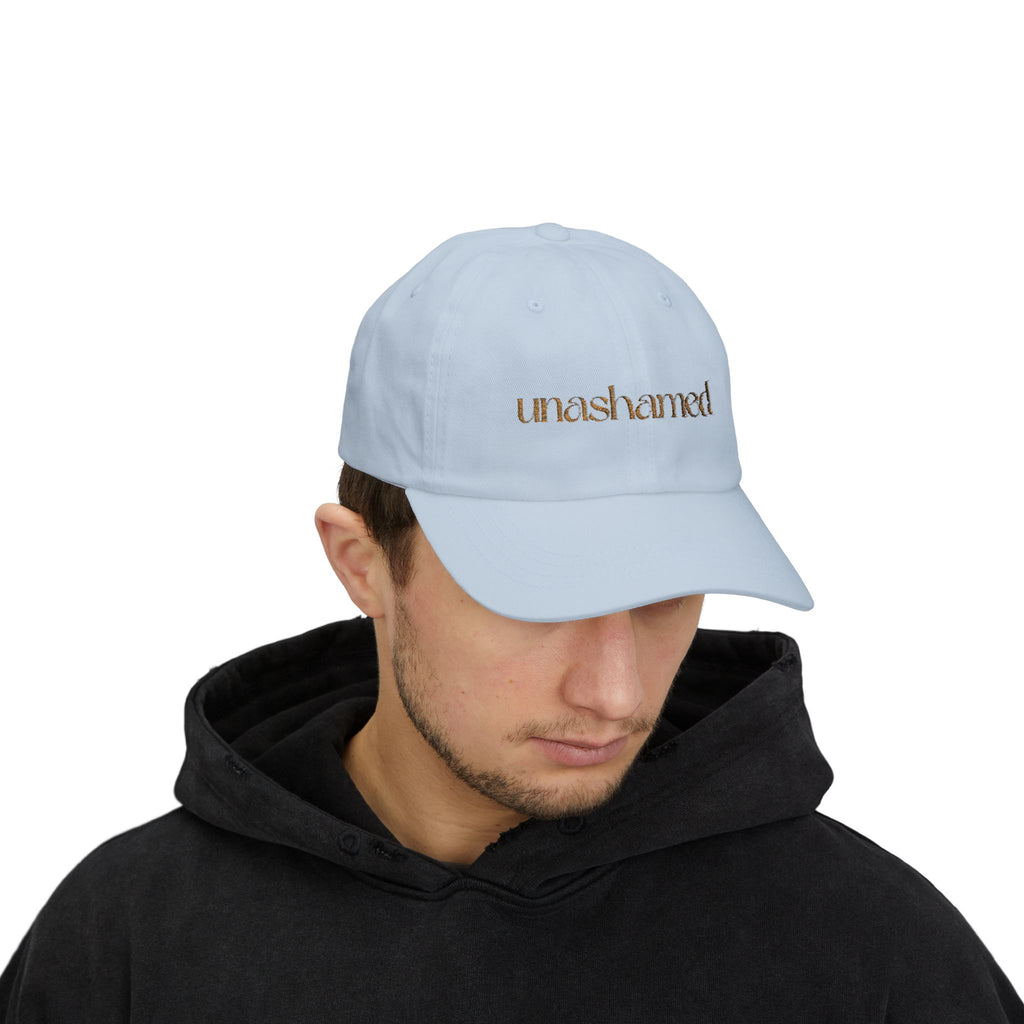 Men & Women CAP | UNASHAMED (beige font)