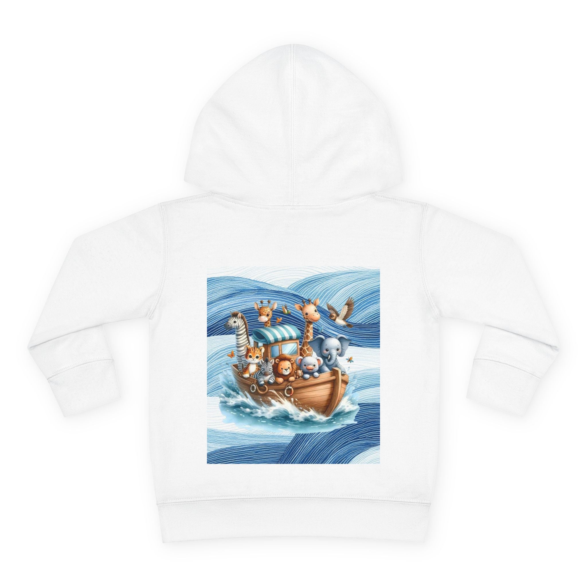 Boys Noah's Ark Hoodie with "Psalm 139:14" Scripture