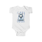 Boys Zebra Infant Bodysuit  with "Psalm 139:14" Scripture
