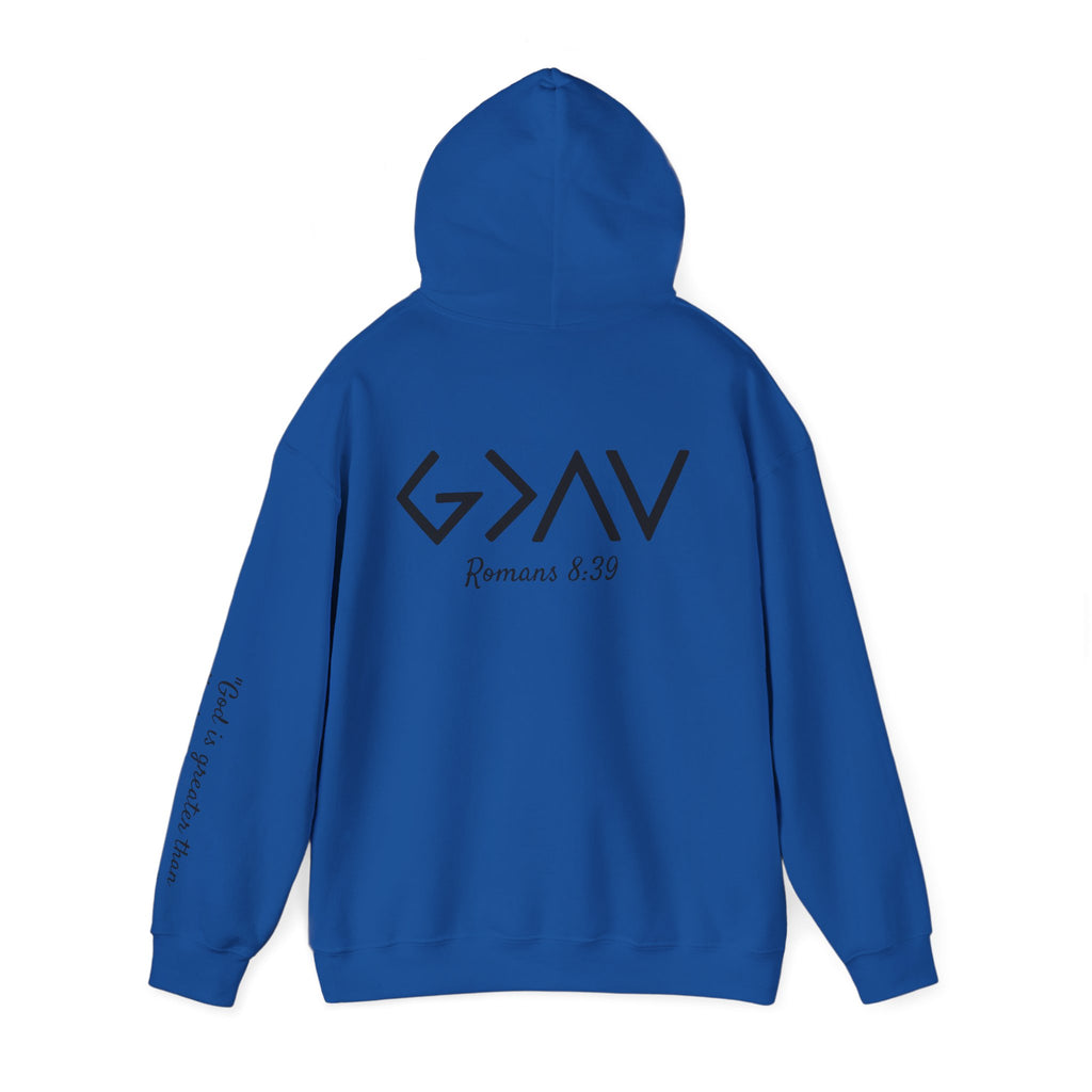 Women Hoodie - Romans 8:39 | GOD IS GREATER THAN MY HIGHS AND LOWS