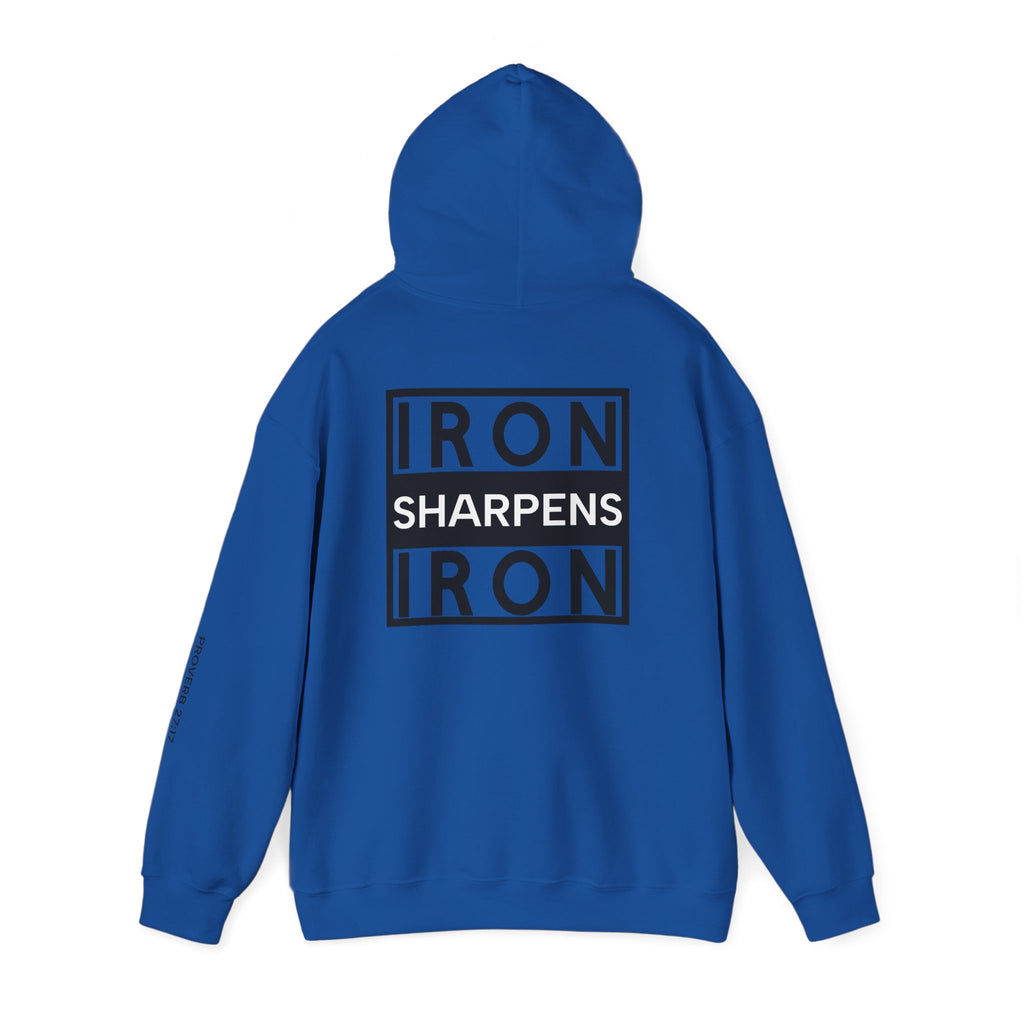 Men Hoodie - Proverbs 27:17 | IRON SHARPENS IRON