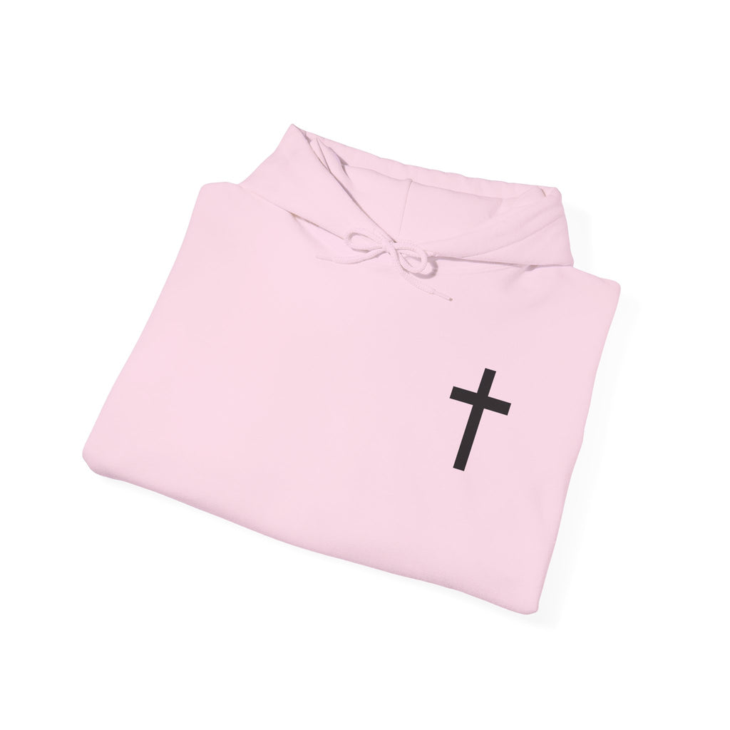 Men & Women Hoodie (Unisex) - Matthew 6: 25-26 Cross Hoodie | Bible Verse Scripture