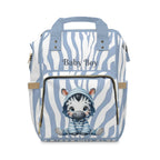 Boys Zebra Baby Diaper Backpack with "Psalm 139:14" Scripture