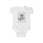 Boys Bear Infant Bodysuit  with "Psalm 139:14" Scripture