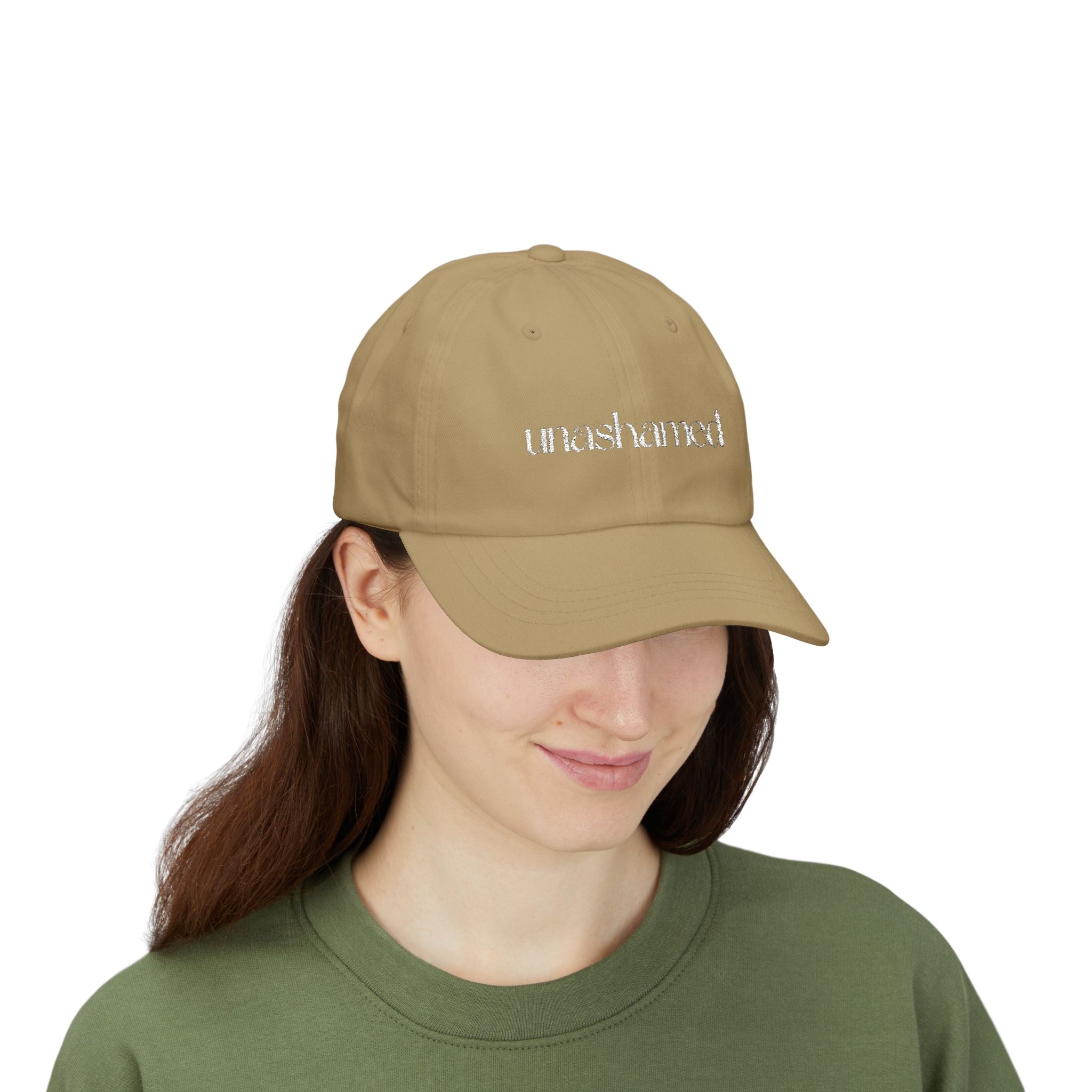 Men & Women CAP | UNASHAMED (white font)
