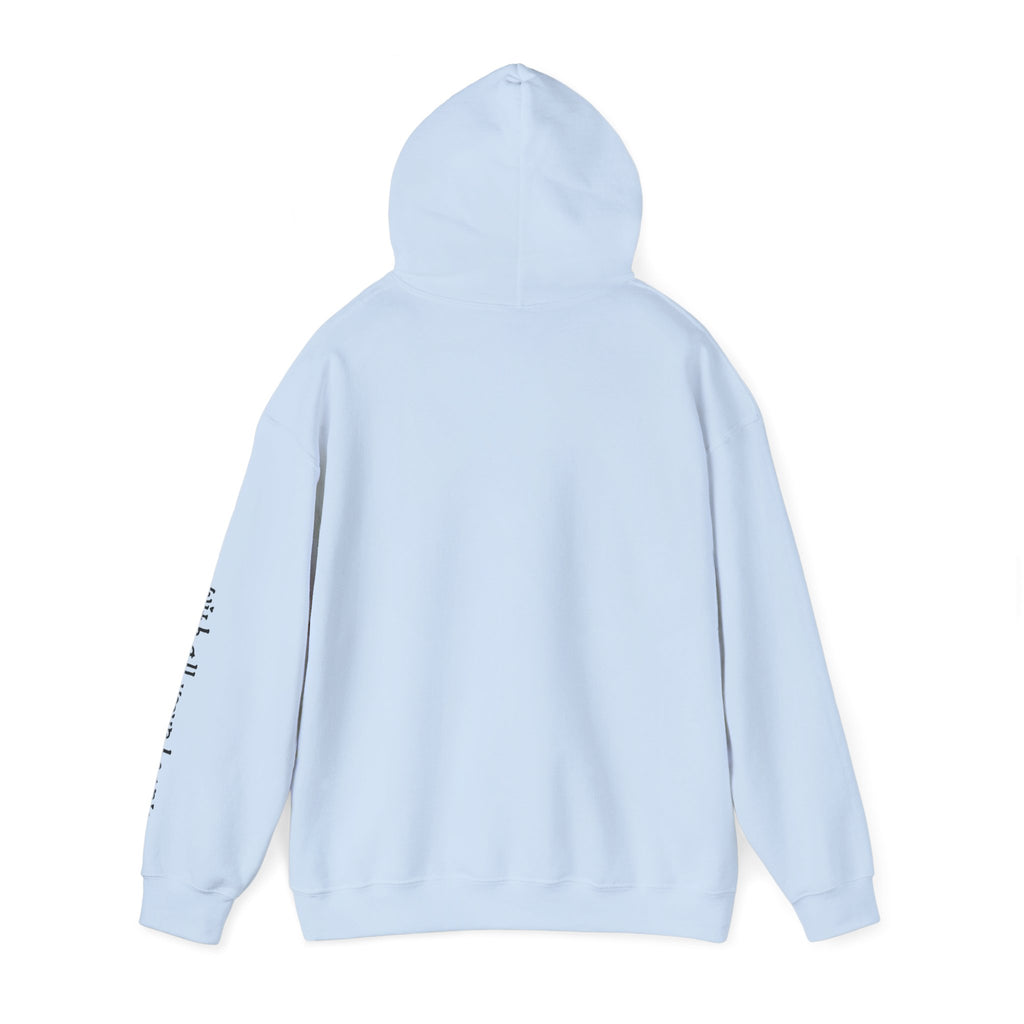 Trust in the Lord Hoodie | Faith Christian Heart Sleeve Design