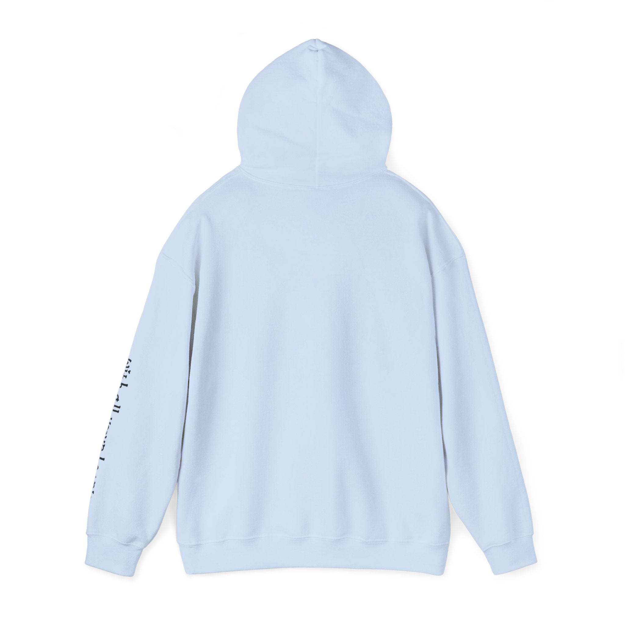 Trust in the Lord Hoodie | Faith Christian Heart Sleeve Design