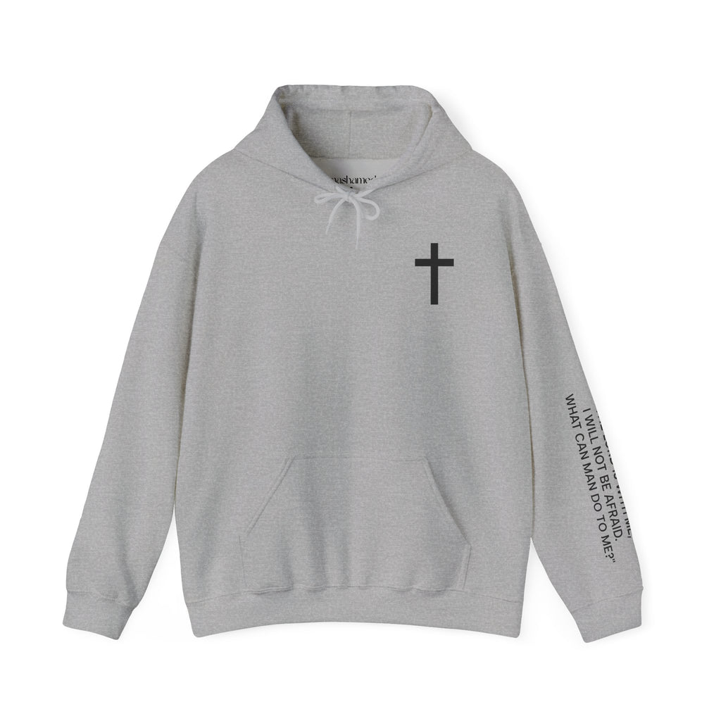 Men Hoodie - Psalm 118:6 | FAITH OVER FEAR