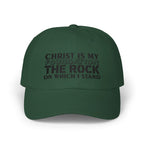 Men CAP | CHRIST IS MY FOUNDATION THE ROCK ON WHICH I STAND
