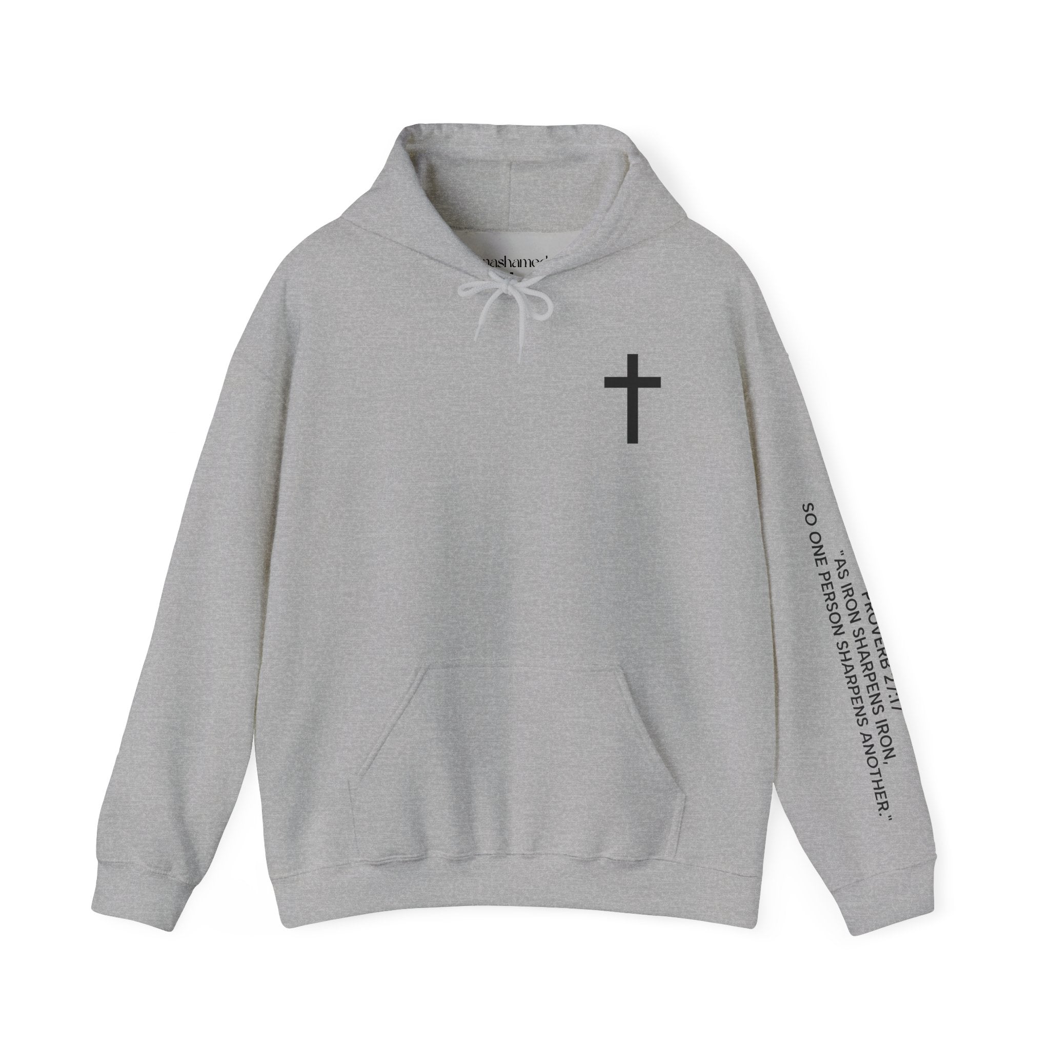 Men Hoodie - Proverbs 27:17 | IRON SHARPENS IRON