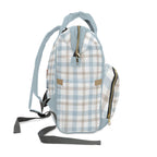 Boys Bear Baby Diaper Backpack with "Psalm 139:14" Scripture